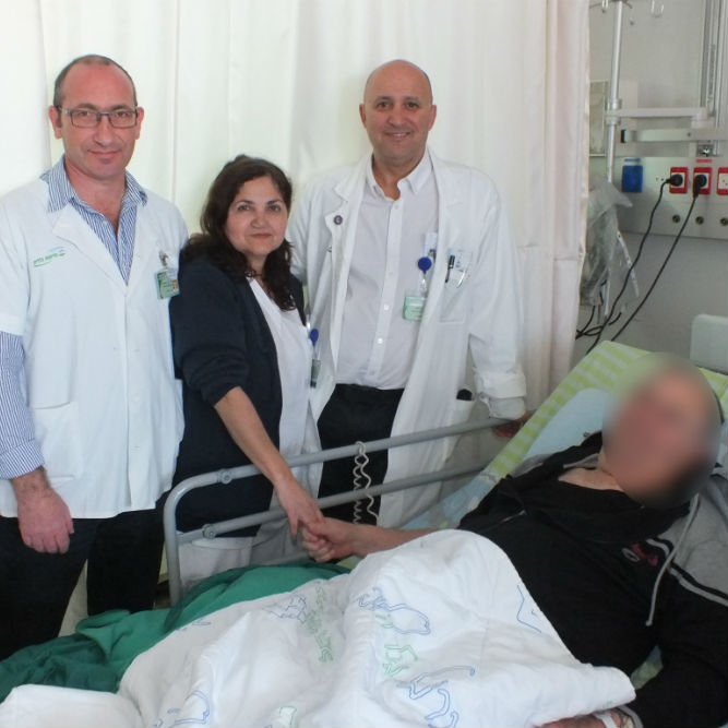 החולה גבי, דוקטור חן הלוי דוקטור לב ואילנה אליהו מנהלת הסיעוד 